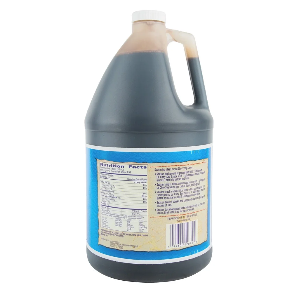 La Choy Soy Sauce 1 Gallon Bottle