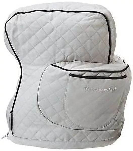 KitchenAid KSMCTISF Fitted Stand Mixer Cover Protection Heavyweight Silver Frost