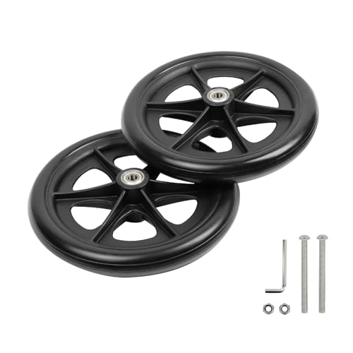 4Pcs Wheel Replacement for Wheelchairs, Rollators, Walkers 5