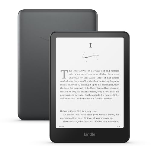 Amazon Kindle Paperwhite Signature Edition 32GB (newest model) – Our fastest Kindle with auto-adjusting front light, wireless charging, and weeks of battery life – Metallic Jade