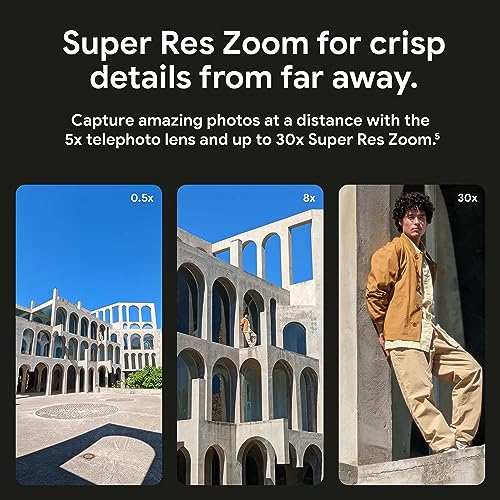 Google Pixel 7 Pro - 5G Android Phone - Unlocked Smartphone with Telephoto/Wide Angle Lens, and 24-Hour Battery - 128GB - Obsidian