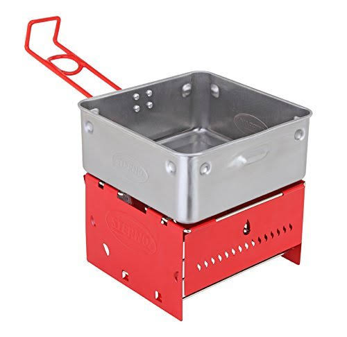 Sterno Camp Stove Kit with Frame and Wind-Shield Panels