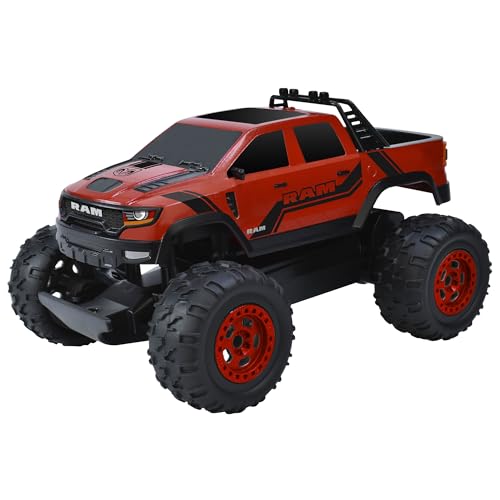 Ram TRX Pickup 1:22 Scale R/C - Red - Taiyo, 2.4GHz, Remote Control Vehicle, Authentic Design Truck, Controller, Battery Powered Hobby Car