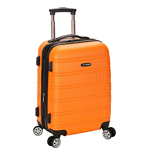 Rockland Melbourne Hardside Expandable Luggage with Spinner Wheels, 2TONENAVY, 2 Piece (20/28)
