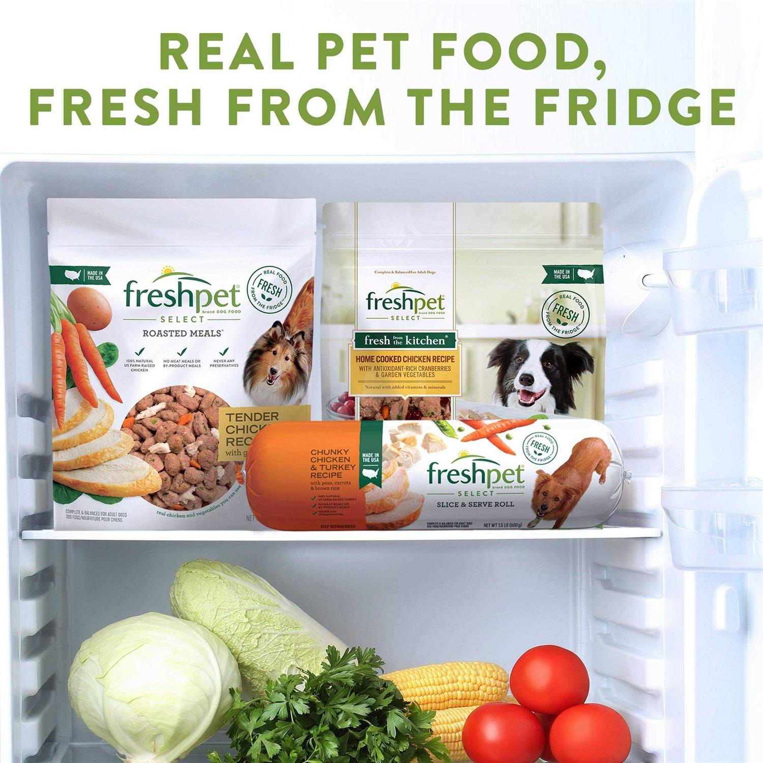 Freshpet Fresh from the Kitchen Select Home Cooked Chicken Recipe Dog Food - Pet Supplies online store