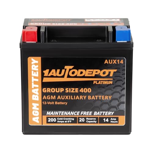 BCI Group 24F Car Battery, 12V 70Ah Automotive Battery Premium Maintenance Free AGM Batteries, 710CCA, 120RC, 36 Months Warranty