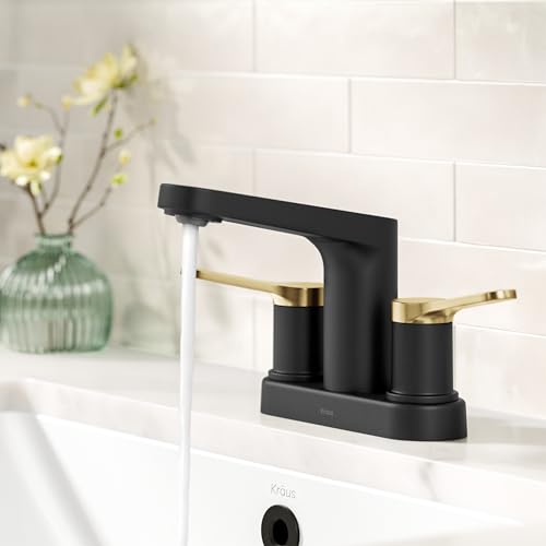 KRAUS Indy Single Handle One Hole Bathroom Sink Faucet in Chrome, KBF-1411CH