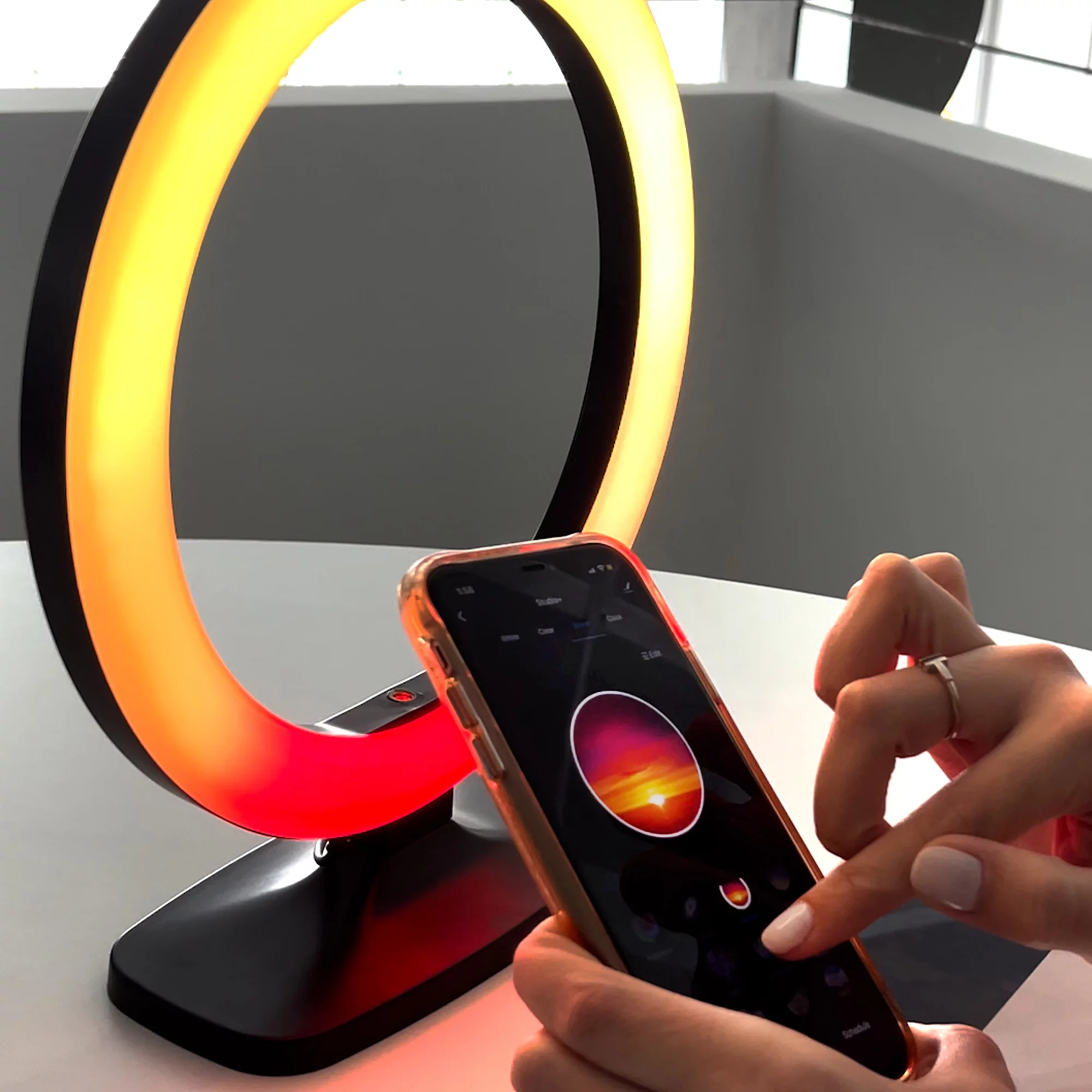 Monster LED Smart Studio Plus Ring Lamp and Vlogging Light Kit, Includes Tripod Stand/Mount