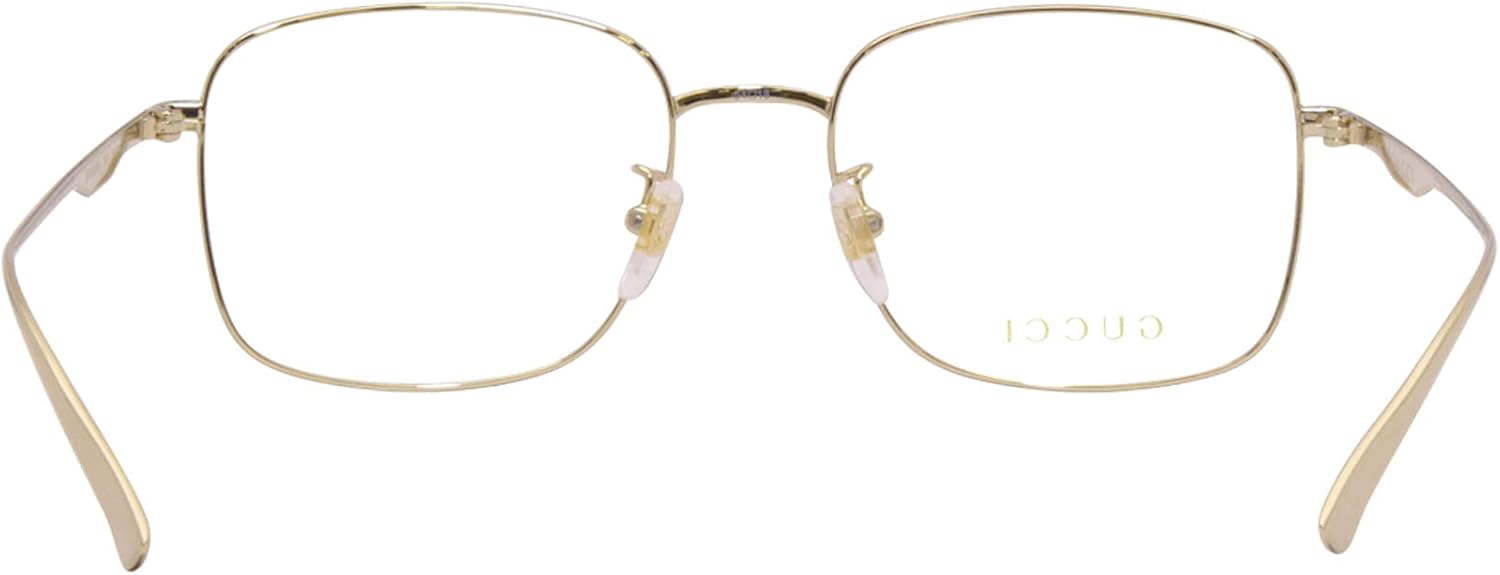 Gucci GG 0869OA 003 Black Metal Rectangle Eyeglasses 54mm