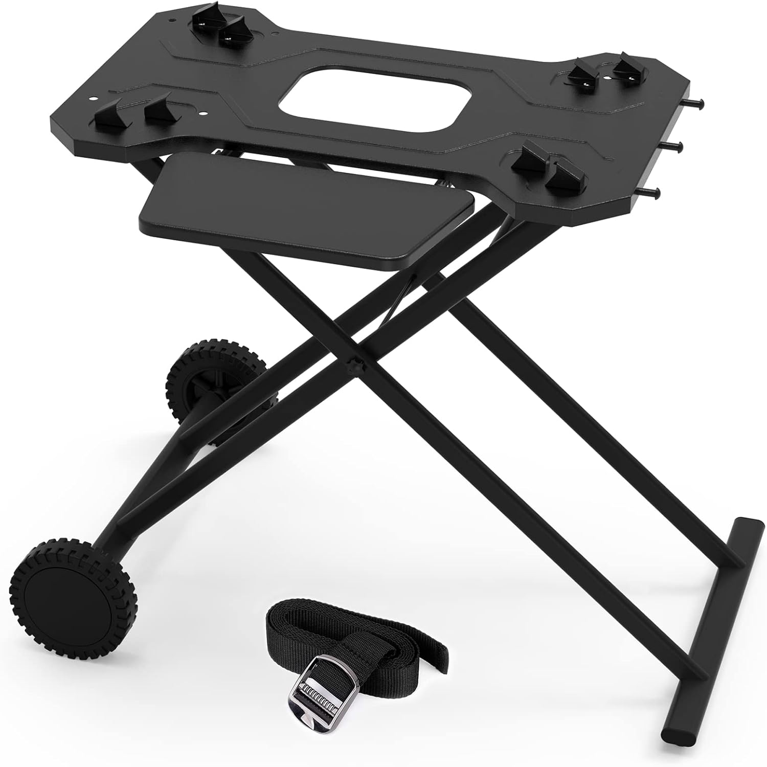 Stanbroil Portable Griddle Stand For Blackstone Griddle 22 Inch & 17 Inch, Outdoor Fold Grill Cart Stand with Wheel and Shelf for Blackstone Table Top Griddles 17” 22”