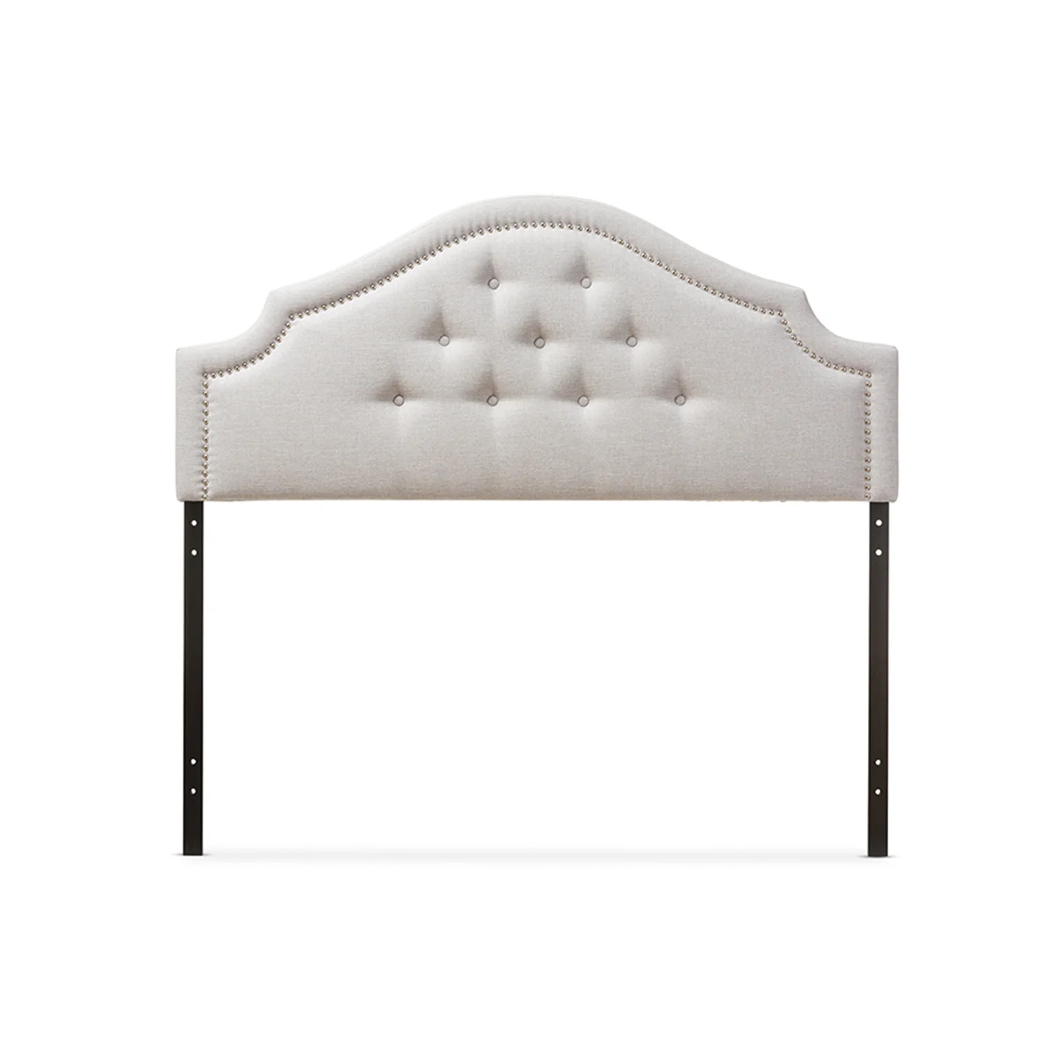 Baxton Studio Cora Modern and Contemporary Grayish Beige Fabric Upholstered Twin Size Headboard,Wholesale Interiors
