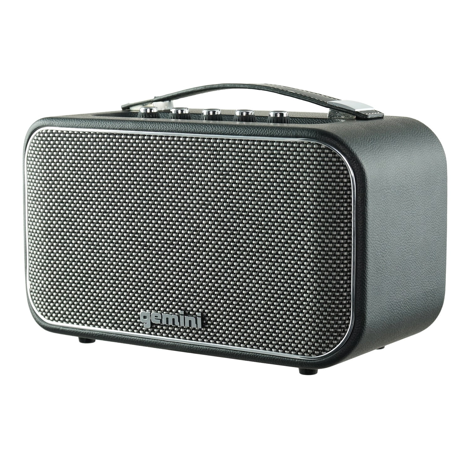 Gemini GTR-300 Portable Bluetooth Speaker (60 Watts, Guitar and Microphone Inputs)