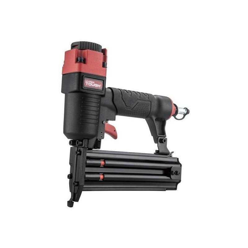 Hyper Tough Pneumatic Brad Nailer with Nails