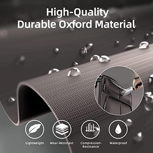 SHOWKOO Luggage Sets 3 Piece Softside Expandable Lightweight Durable Suitcase Sets Double Spinner Wheels TSA Lock Armygreen (20in/24in/28in)