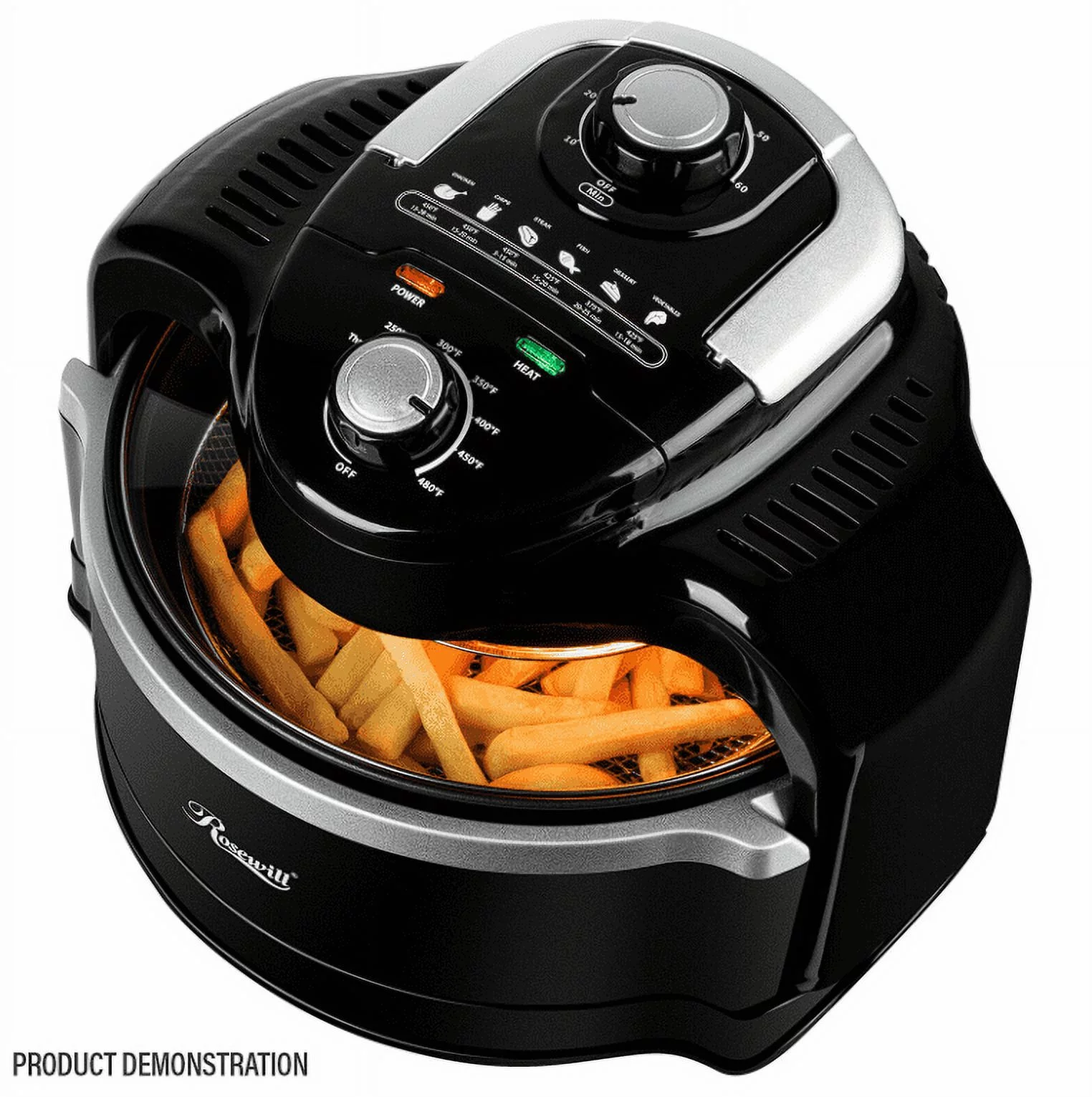 New Design Air Fryer with Accessories 7.4QT Large Capacity Oil-Less Multicooker