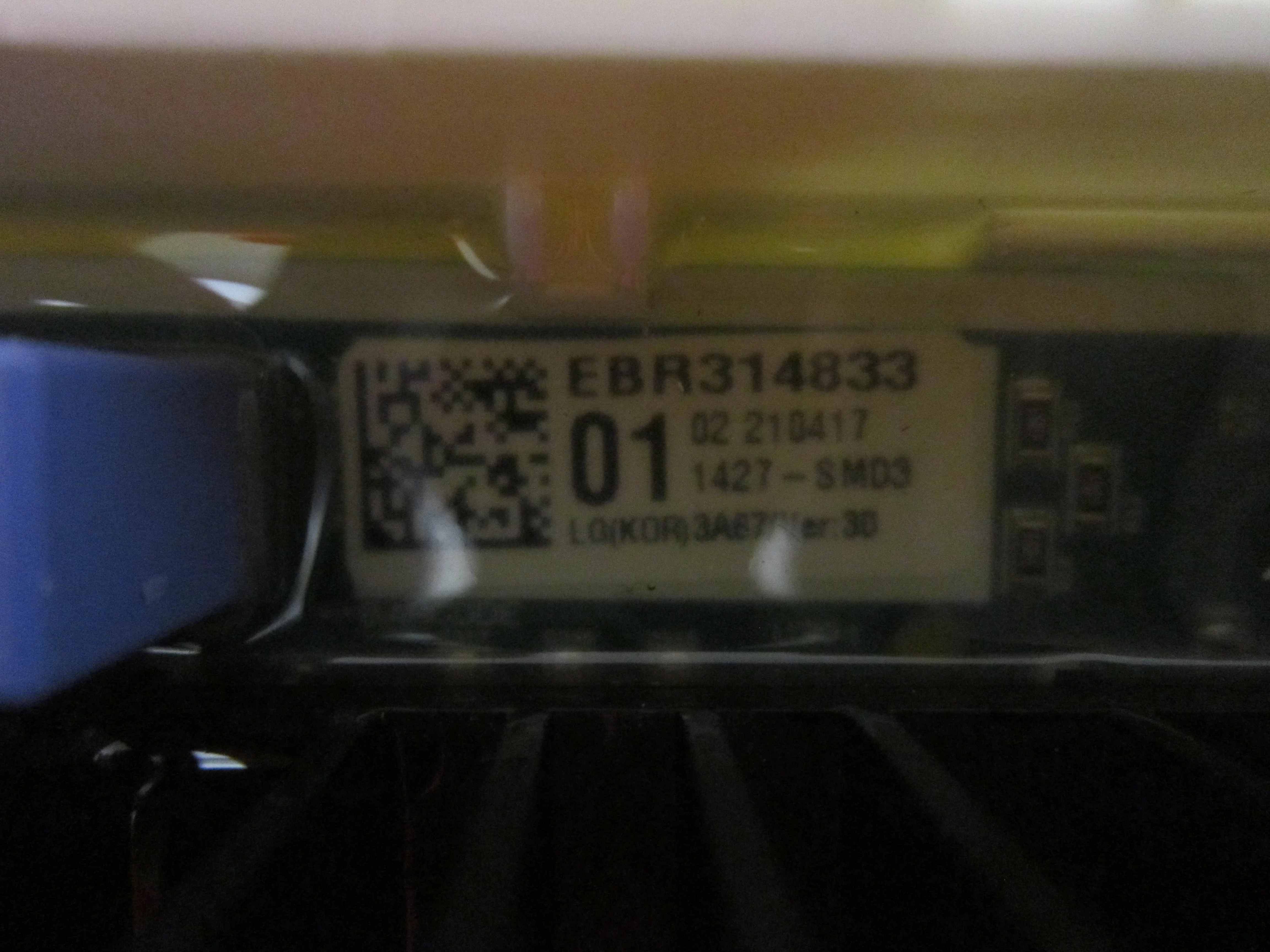 LG WKEX200HBA Washer/Dryer Combo Main Control Board (EAX69362602) EBR31483301