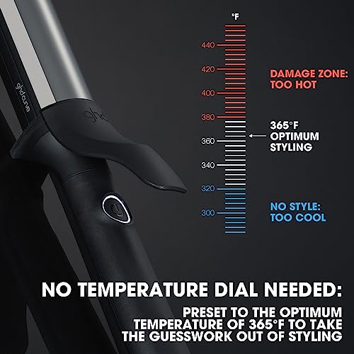 ghd Curve® Professional Hair Curling Irons & Wands | Soft Waves, Classic and Tight Curls | 0.5 –1.5 Inch Barrels’ | 365ºF Styling Temp Preventing Heat Damage + Auto Sleep Mode