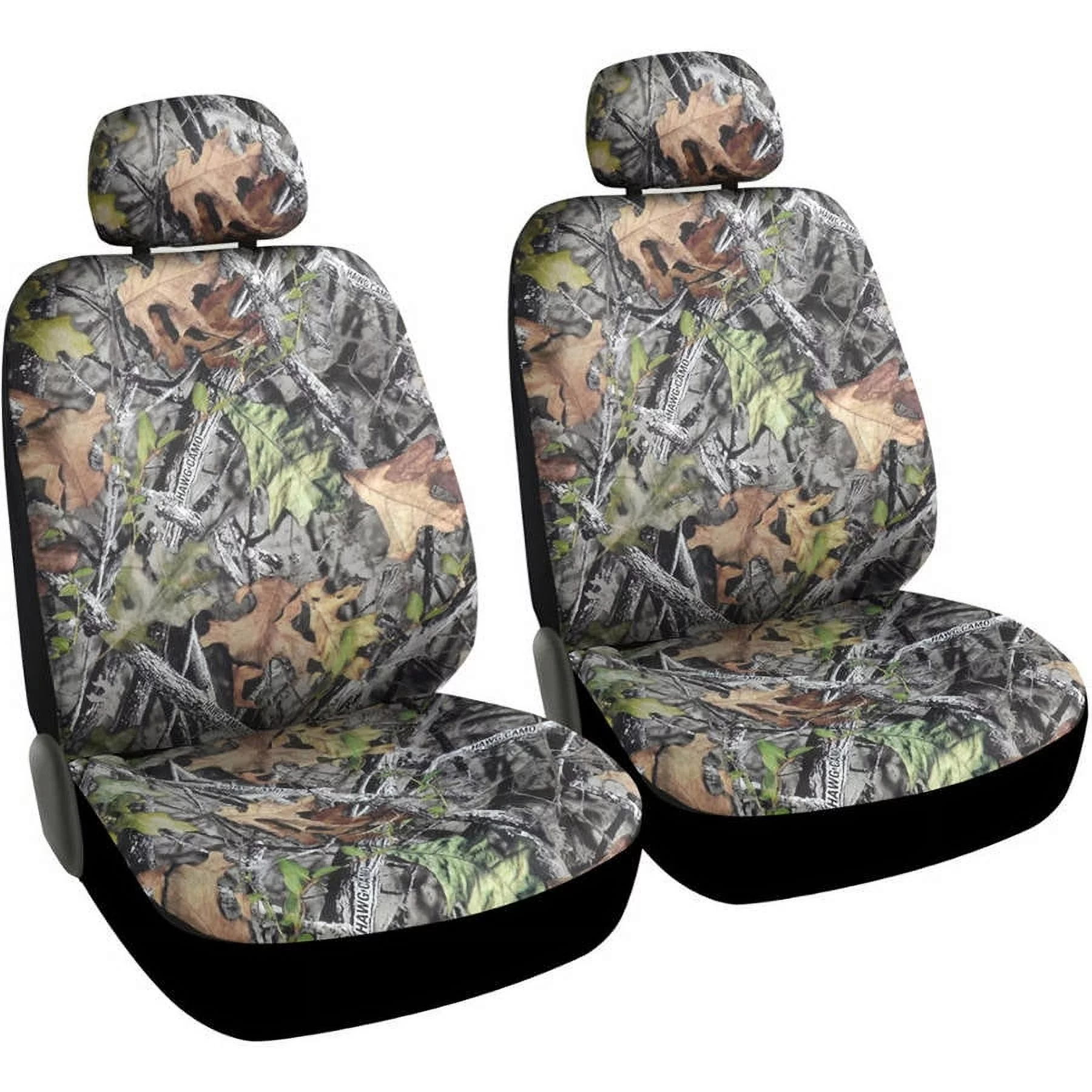 BDK Hawg Camo Full Car Seat Covers, Full Front and Rear Set, 9 Pieces