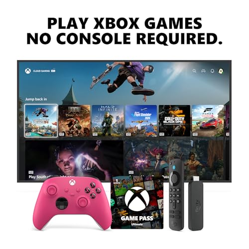 Xbox Wireless Gaming Controller (2025) – Carbon Black – Play on Xbox, Windows, Android, iOS, FireTV Sticks, Smart TVs, VR Headsets