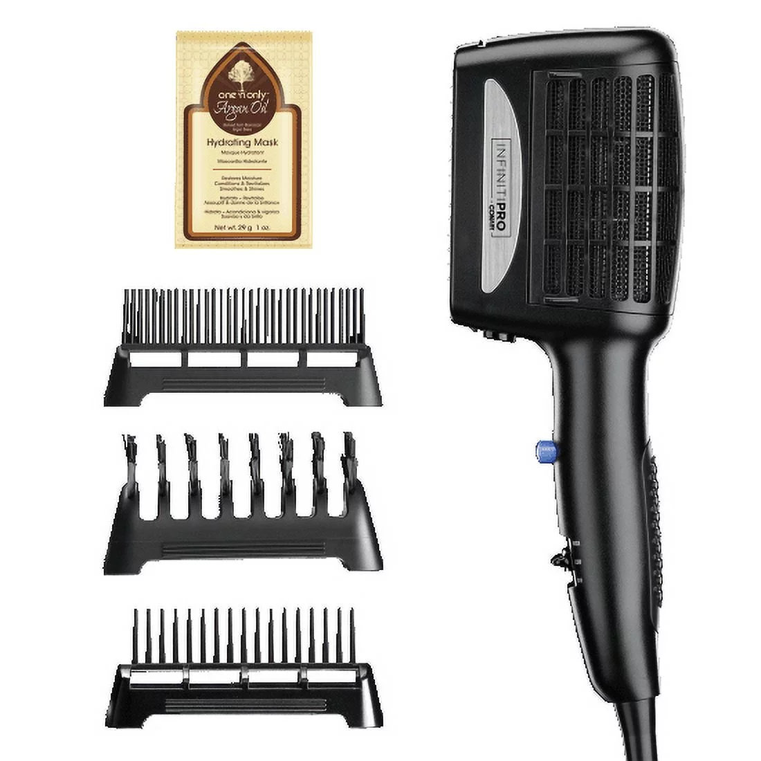 InfinitiPRO by Conair 1875 Watt 3-in-1 Ionic One Step Style and Dry Hair Dryer SD9NX