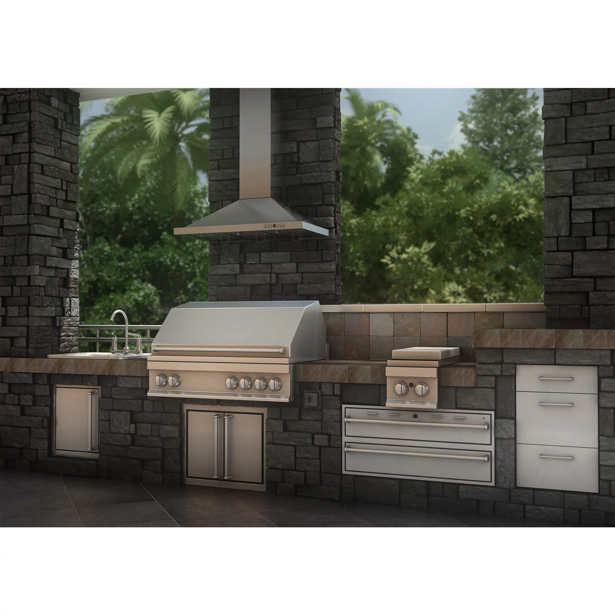 ZLINE 42 in. Wall Mount Range Hood in Stainless Steel KB42
