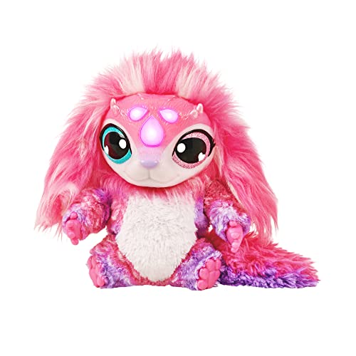 Magic Mixies Magical Misting Crystal Ball with Interactive 8 inch Blue Plush Toy and 80+ Sounds and Reactions