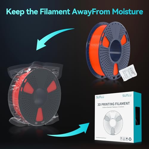 SUNLU Real Wood Fiber PLA Filament, Neatly Wound 1.75mm Dimensional Accuracy +/- 0.03mm, Fit Most FDM 3D Printers, 4kg in Total, 1kg per Spool, 4 Pack,（Wood+Fiber Cherry+Fiber Maple+Fiber Walnut）