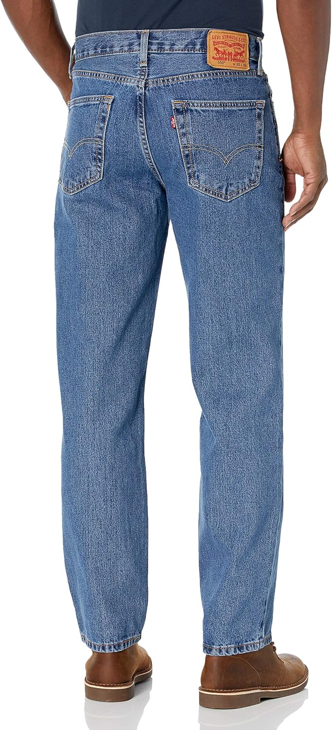 Levi's? Mens Men's 550¿ Relaxed Fit Medium Stonewash Jeans