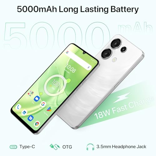 UMIDIGI G9 5G Cell Phone, Android 14 Unlocked Phones, 12(6+6) GB +128GB/1TB TF Expand, 5G Dual SIM, 50MP Camera, 6.75