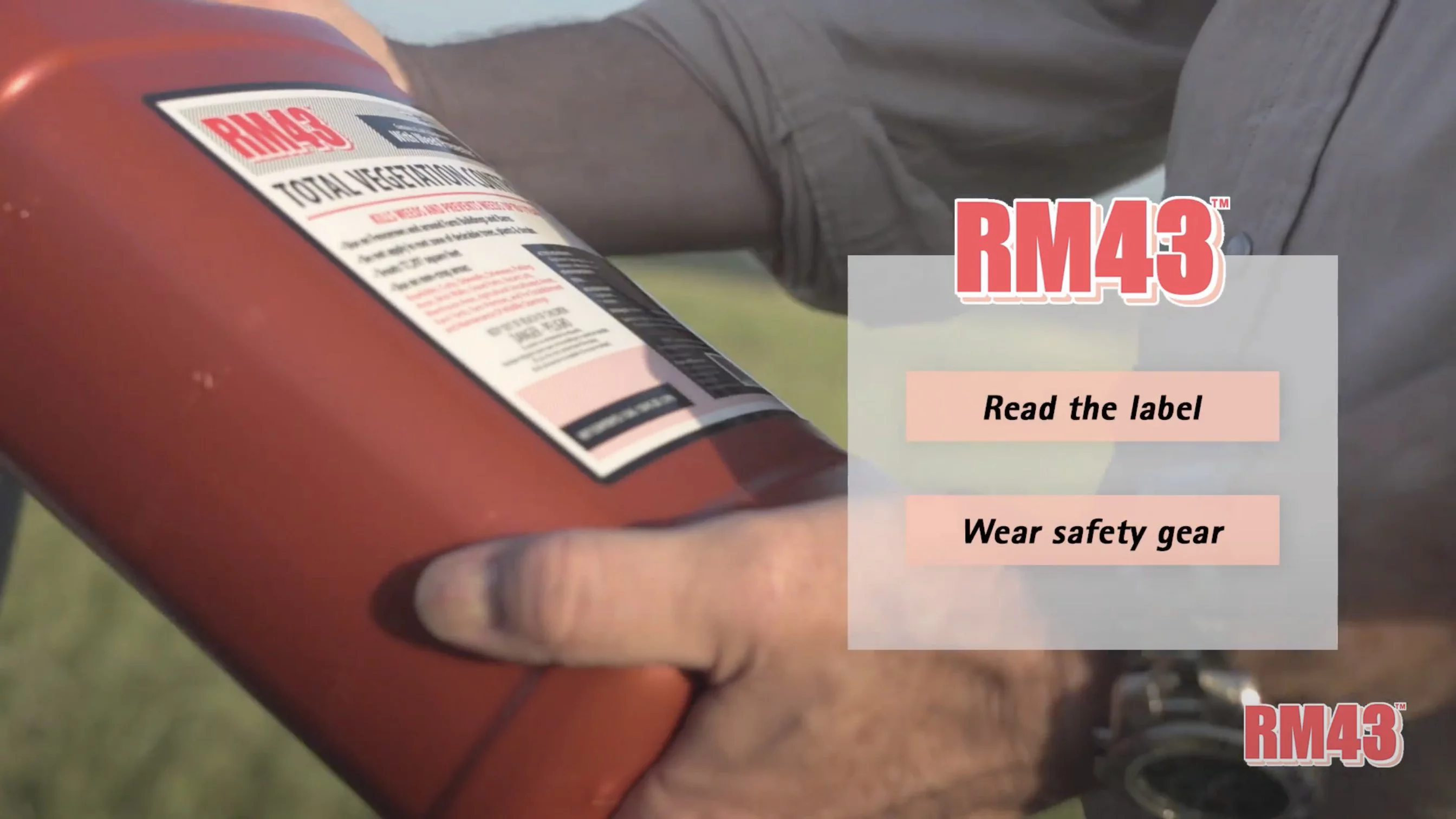 RM43 Total Vegetation Control, (64 oz) - 1/2 gallon