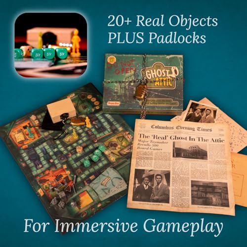 The Mystery Agency - The Ghost in The Attic - Award-Winning Haunted Escape-Room Board Game - 1-6 Players - Age 12+