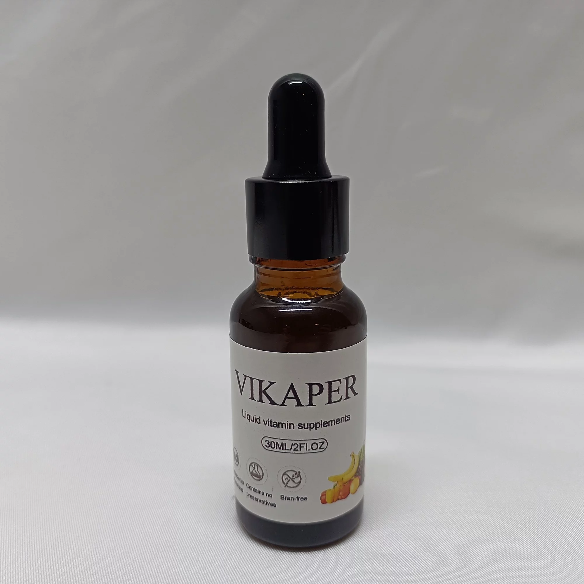 VIKAPER Liquid Vitamin Supplements for Optimal Health - 30ml, Brown