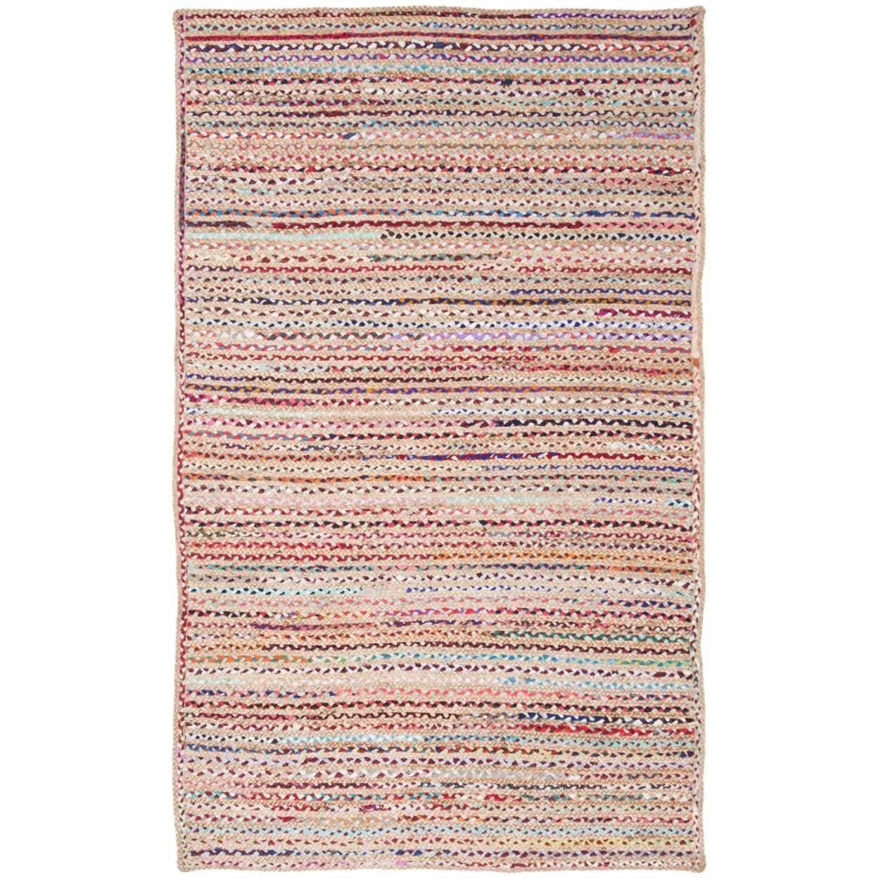SAFAVIEH Cape Cod CAP251A Handwoven Natural / Multi Rug