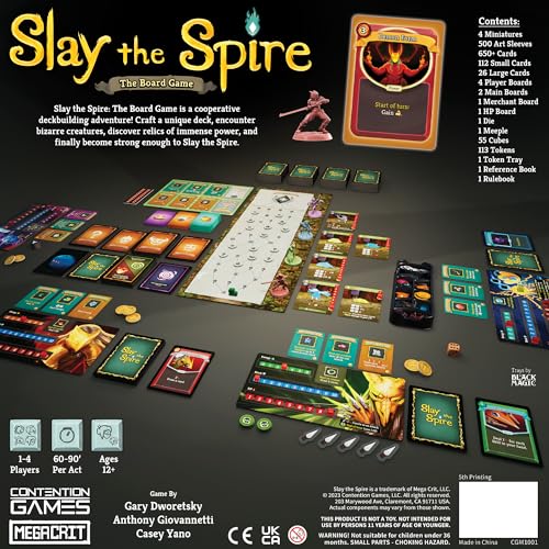 Slay The Spire: The Board Game - Cooperative Fantasy Board Game
