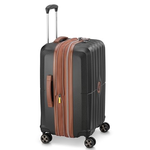 DELSEY PARIS Carrousel Hardside Expandable Luggage with Spinner Wheels, Navy, Carry-on 21 Inch