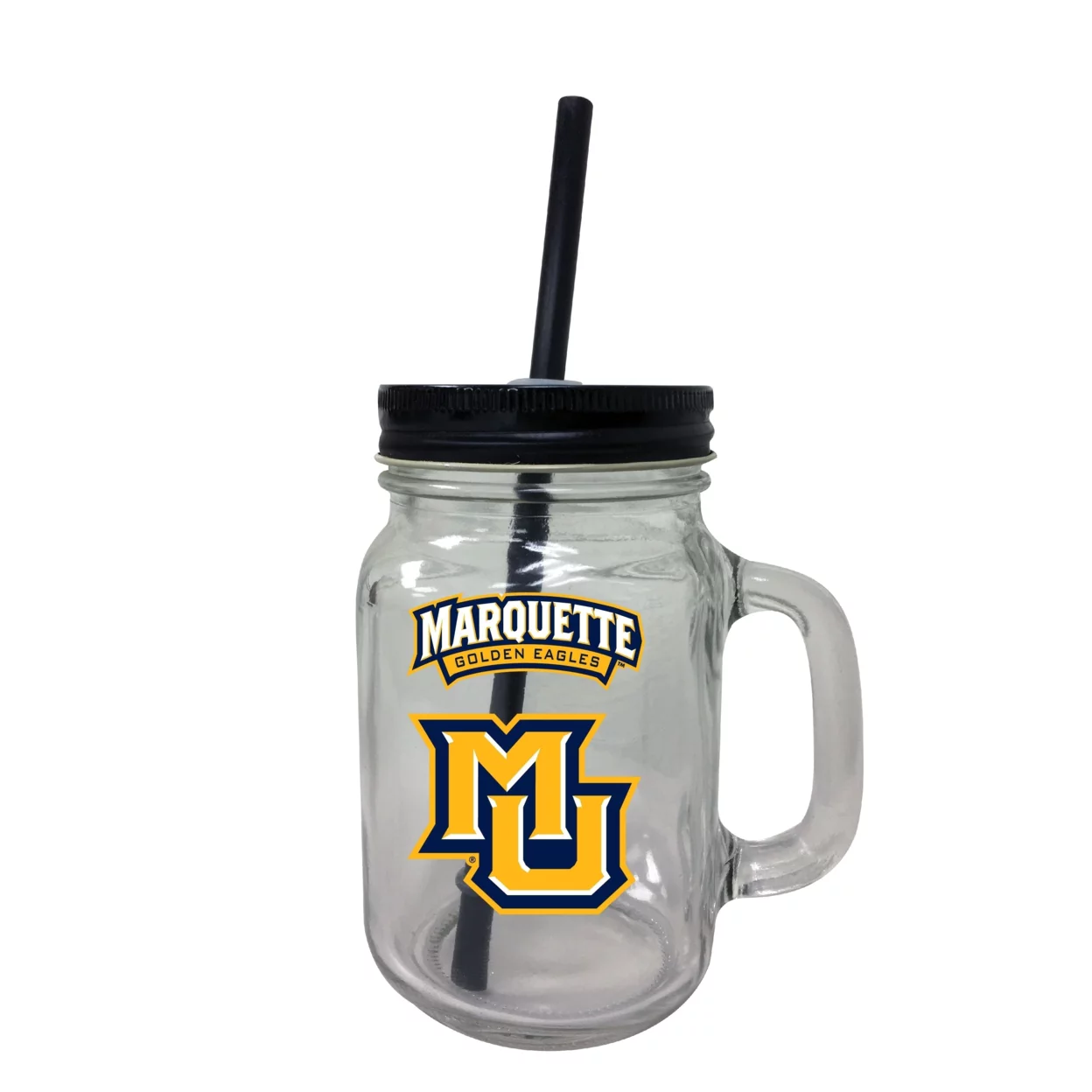 Marquette University Mason Jar Glass 2-Pack