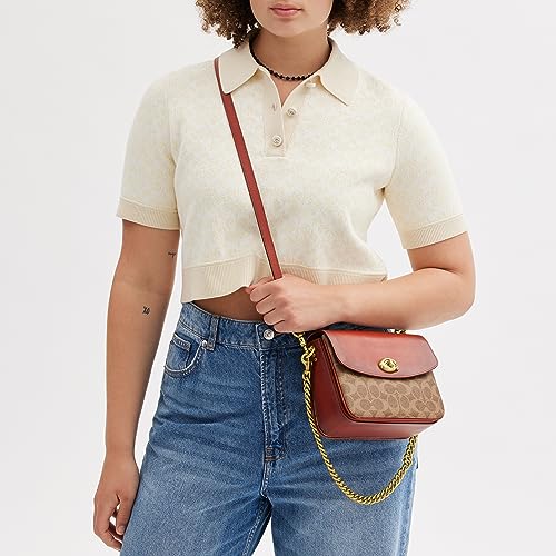 Coach Coated Canvas Signature Cassie Crossbody 19