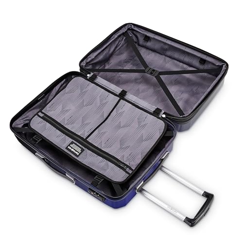Samsonite Winfield 3 DLX Hardside Expandable Luggage with Spinners, Silver, Carry-On 20-Inch