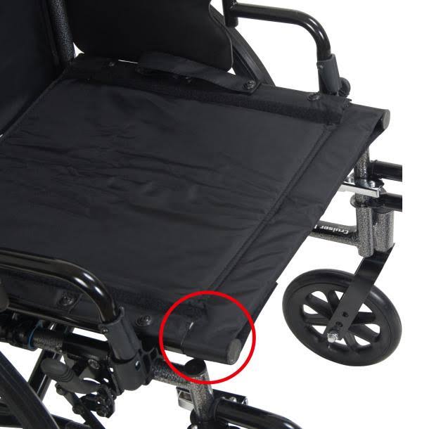 Drive Medical - Cruiser III Light Weight Wheelchair with Flip Back Removable Arms