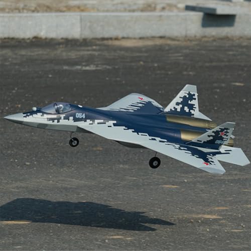 SU-57 Twin 40mm EDF Jet PNP 4S RC Aircraft RC Fighter Jet (Transmitter, Receiver and Battery not Included)
