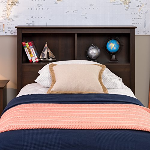 Prepac King Bookcase Headboard, Black