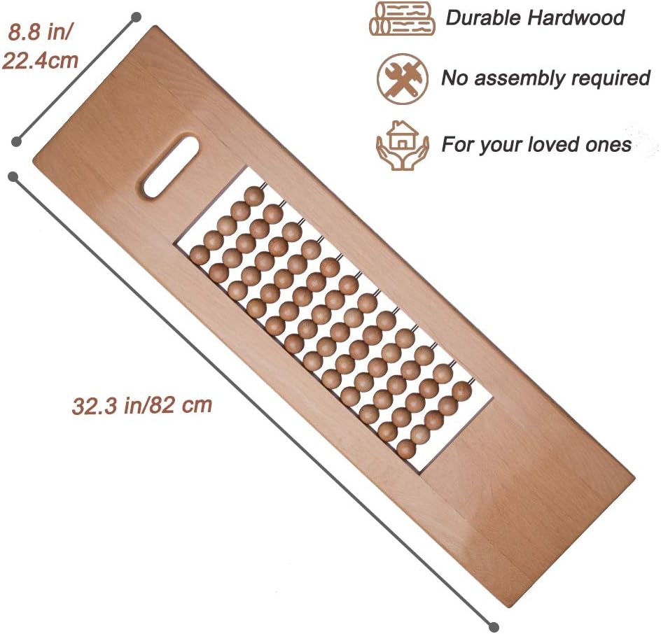 Transfer Board - Patient Slide Assist Device for Transferring Patient from Wheelchair to Bed, Bathtub, Toilet, Car - Bariatric Heavy Duty Wooden Sliding Transport Platform (32.3