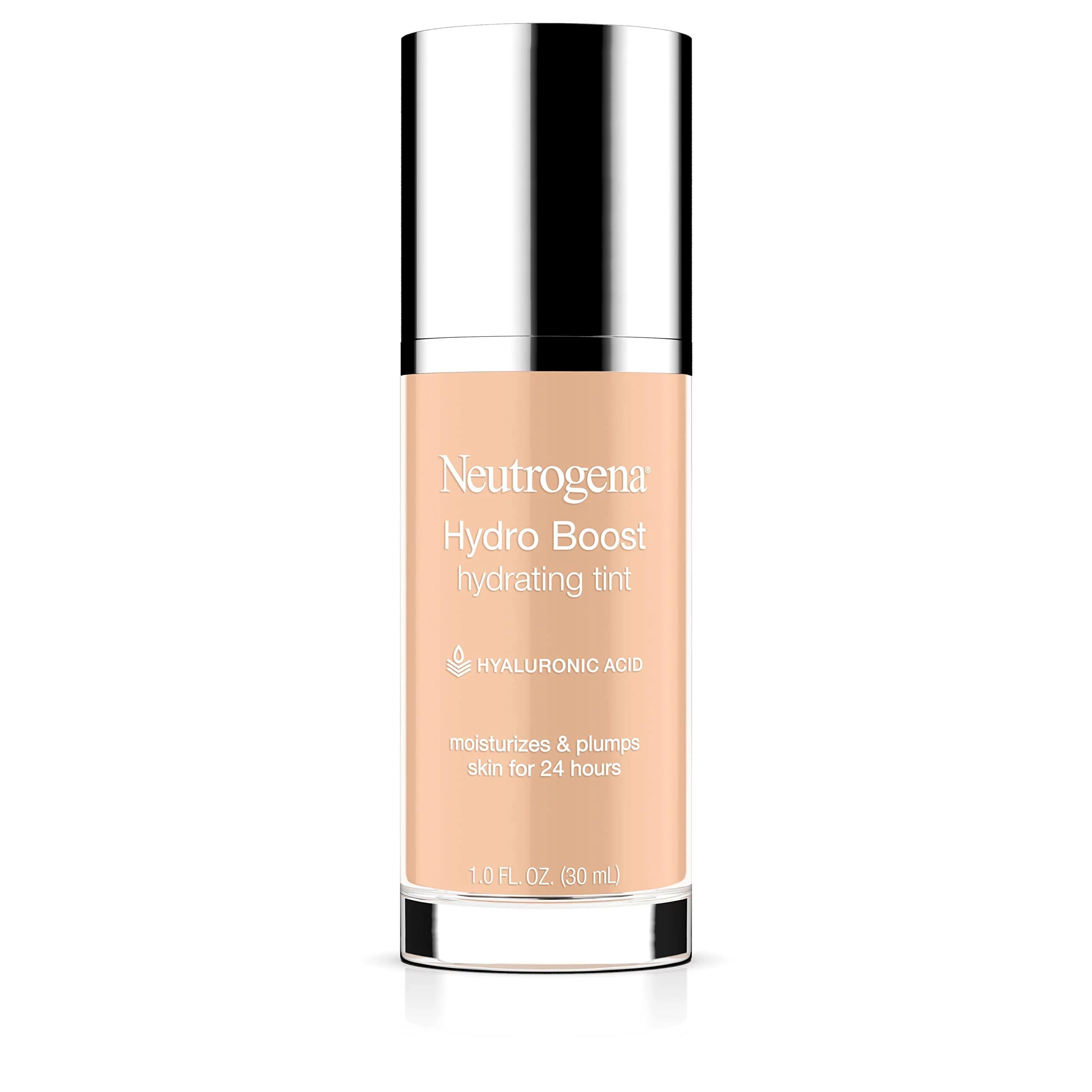 Get Flawless Hydration with Neutrogena Hydro Boost Hydrating Tint - Lightweight Water Gel Formula for Moisturized, Oil-Free & Non-Comedogenic Makeup - Classic Ivory Shade, 1.0 Fl. Oz