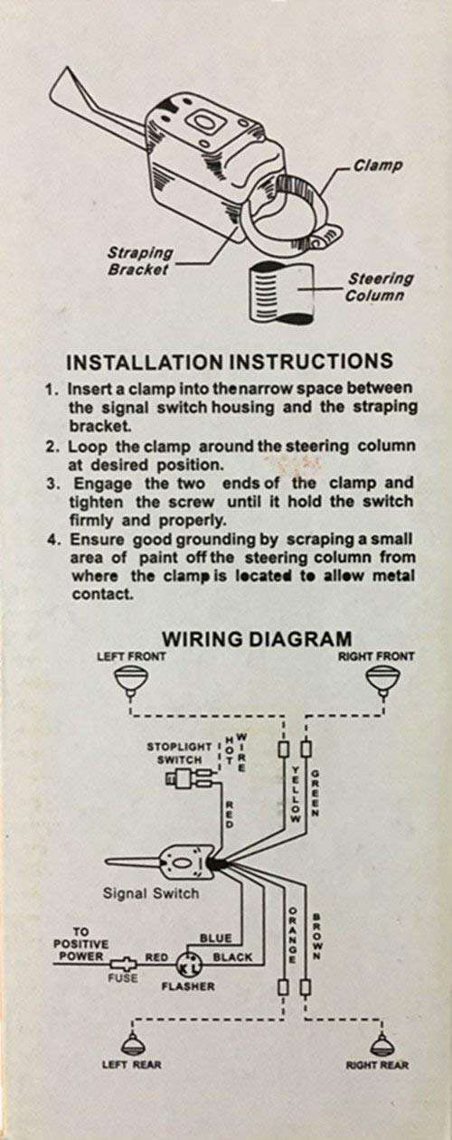Universal Street Hot Rod Chrome Turn Signal Switch for BUICK FORD GM 12V Heavy Duty Vintage Car Truck Street Rod Dune Buggy Sand Rail