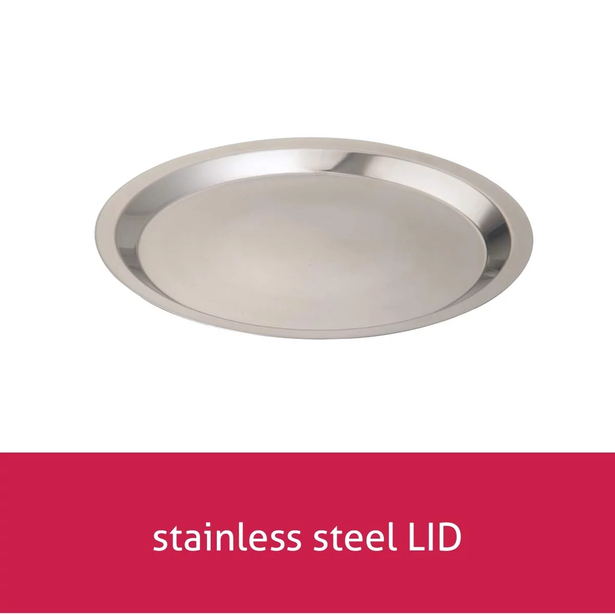 Alda Primero Tri-Ply Stainless Steel Patila 16Cm 1.7 Ltr With Lid