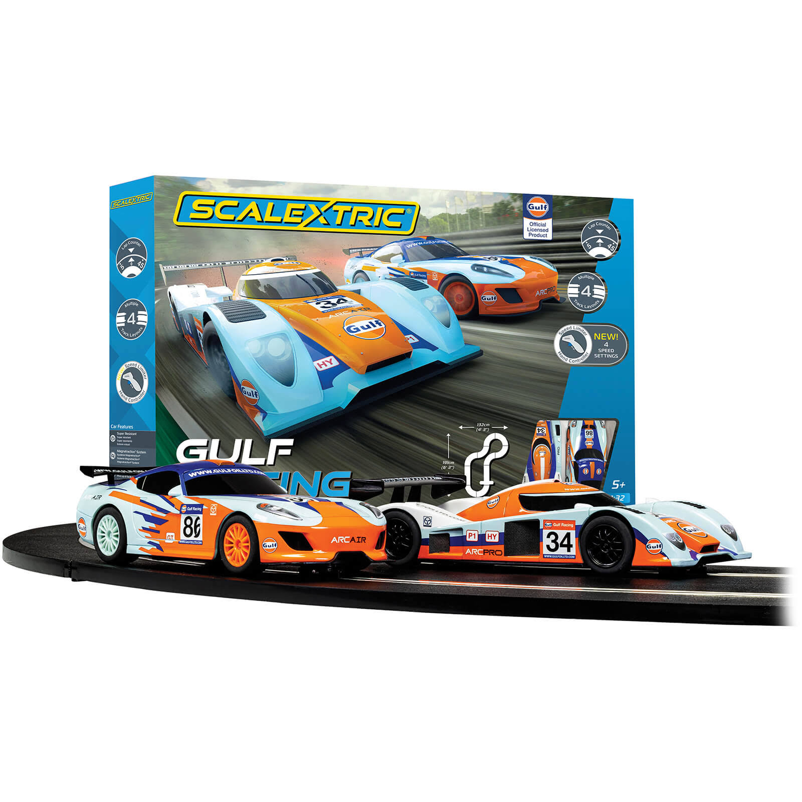 Scalextric C1384 Gulf Racing Set