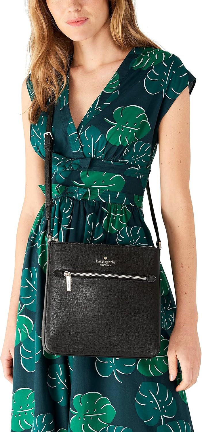 Kate Spade Sadie North South Crossbody Purse (Black)
