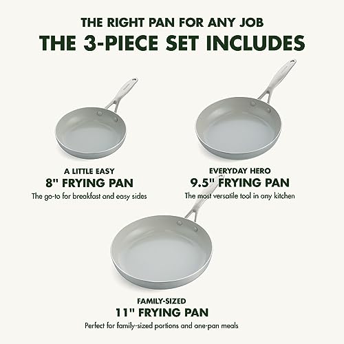 GreenPan Venice Pro Tri-Ply Stainless Steel Healthy Ceramic Nonstick 10
