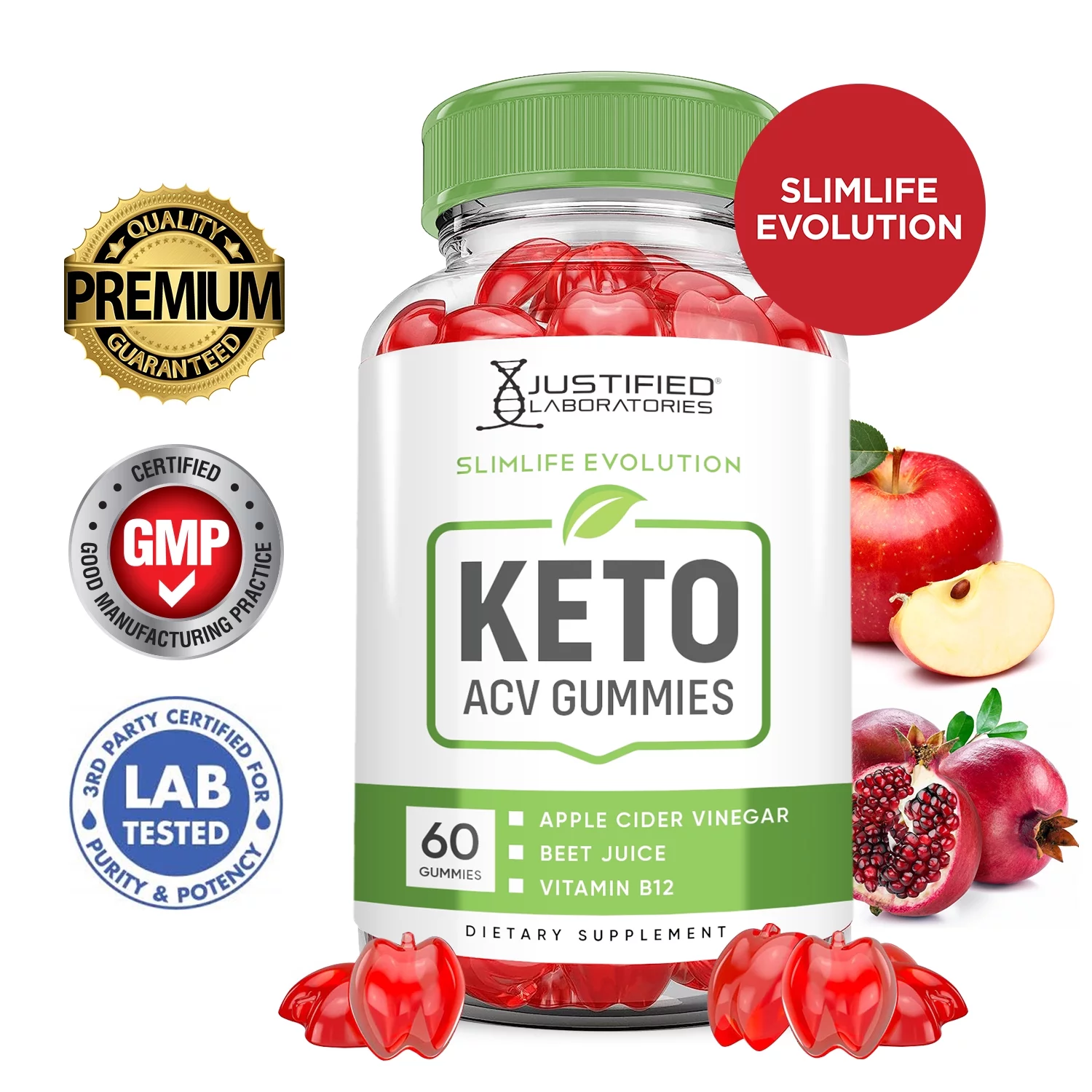 Slimlife Evolution Keto ACV Gummies 1000mg & Keto ACV Pills 1275MG Bundle
