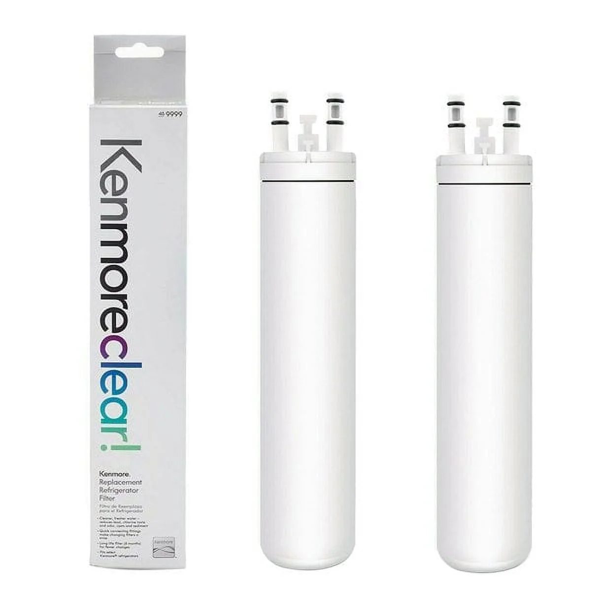 Kenmore 46-9999 469999 Refrigerator Water Filter, Compatible with ULTRAWF White(Pack of 2)